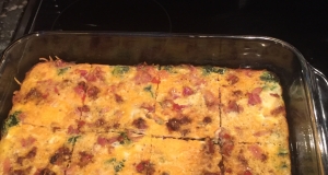 Spinach Bacon Egg Casserole
