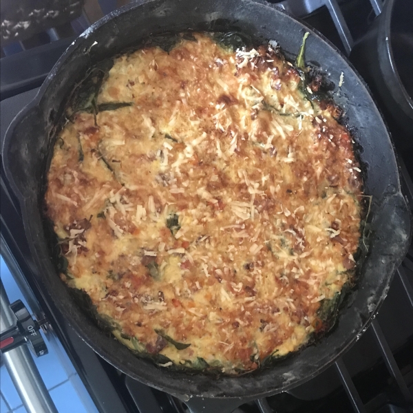 Spinach Bacon Egg Casserole