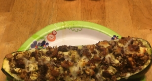 Slow Cooker Stuffed Zucchini