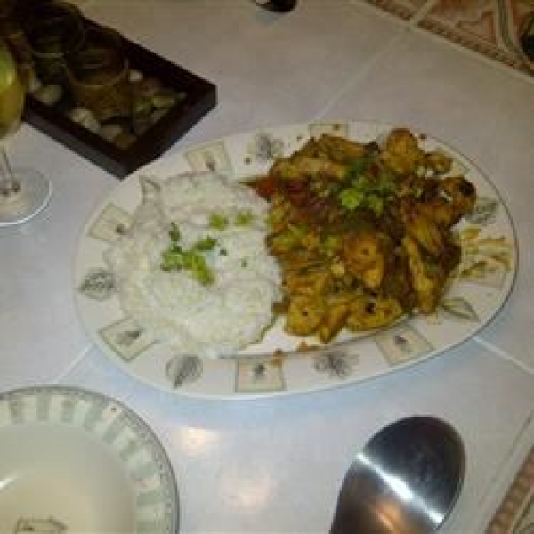 Ginger-Lime Chicken with Coconut Rice