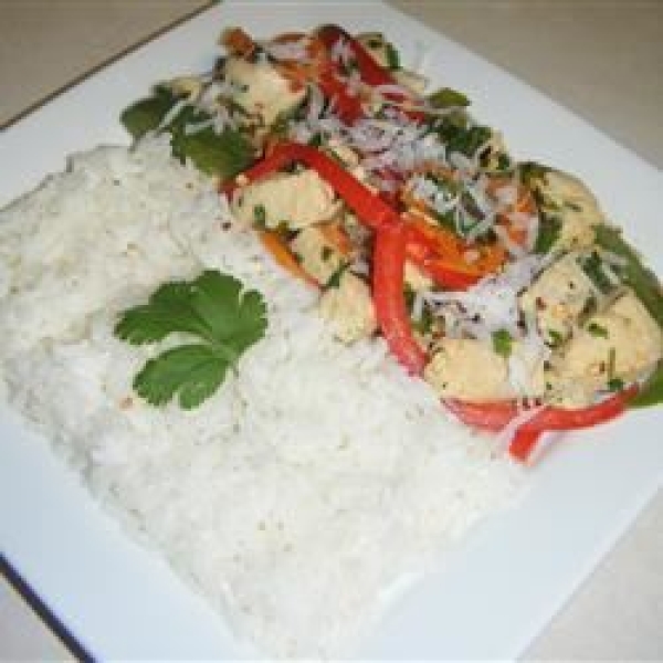 Ginger-Lime Chicken with Coconut Rice