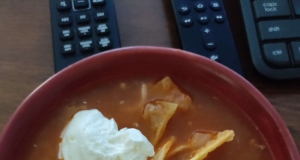 Chicken Tortilla Soup with Salsa