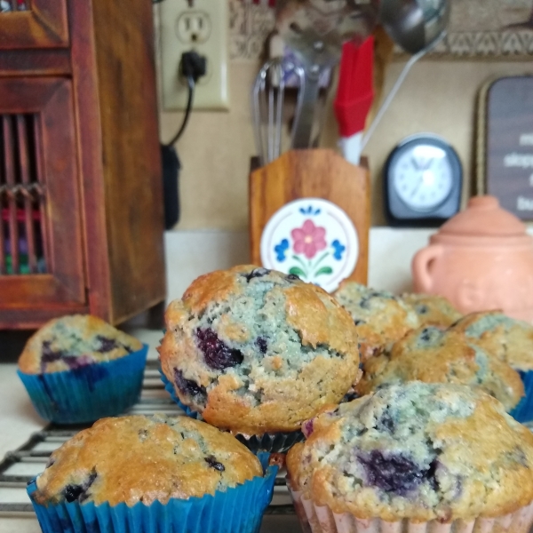 Jordan Marsh Style Blueberry Muffins