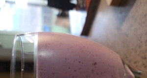 Banana Blackberry Protein Shake