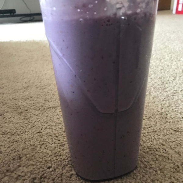 Banana Blackberry Protein Shake
