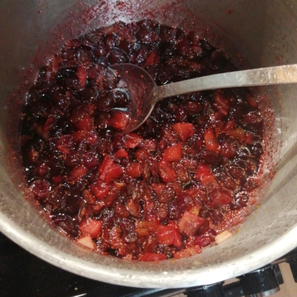 Spiced Cranberry Apple Chutney
