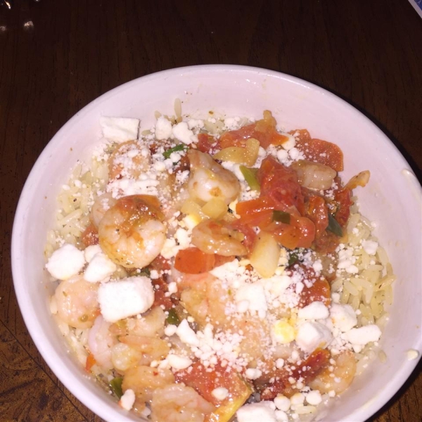 Shrimp with Tomatoes and Feta Cheese