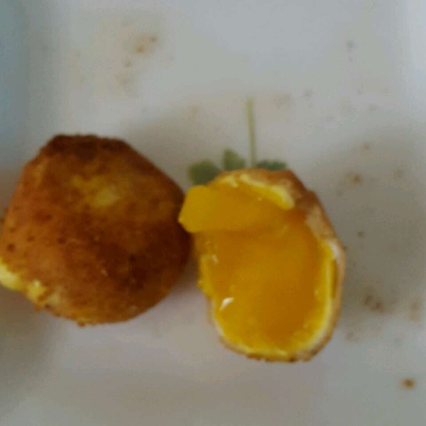 Deep-Fried Sous Vide Egg Yolks
