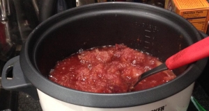 Rice Cooker Recipe: Raspberry Applesauce