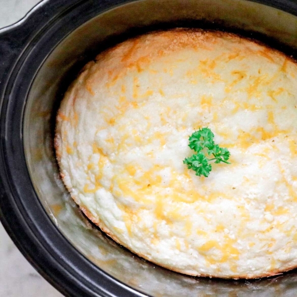 Slow Cooker Parmesan-Garlic Quick Bread