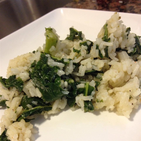 Cajun Kale and Rice