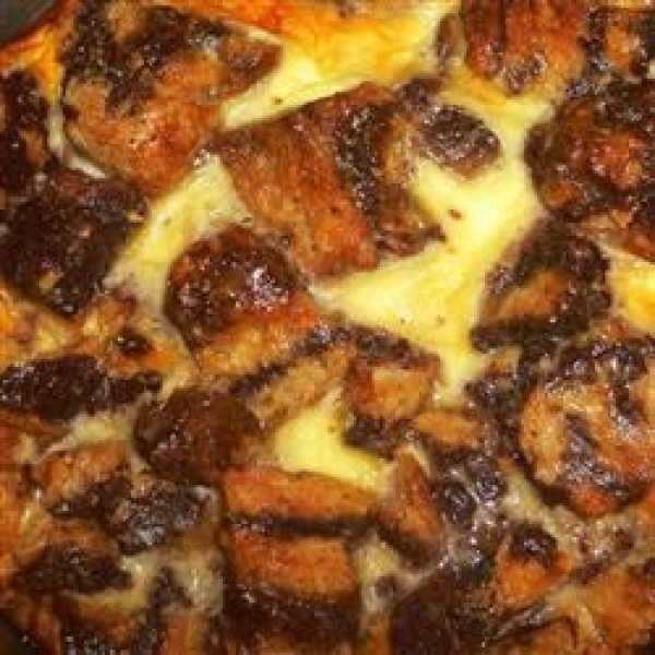Chocolate Custard Bread Pudding