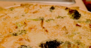 Simple Broccoli and Brie Cheese Quiche