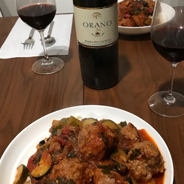 Lamb Meatballs and Sauce