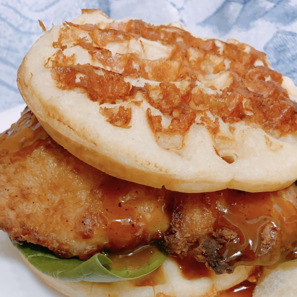 Chicken and Waffle Sandwich