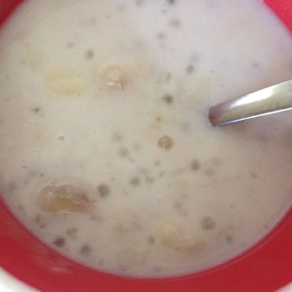 Cambodian Tapioca-Banana Pudding