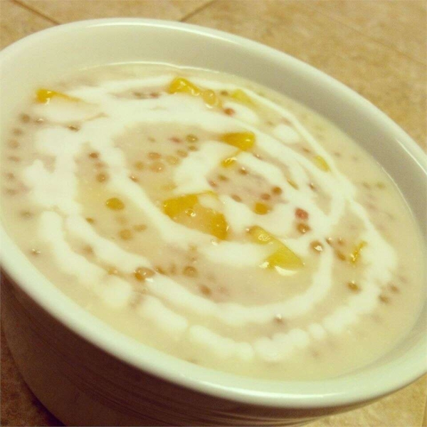 Cambodian Tapioca-Banana Pudding