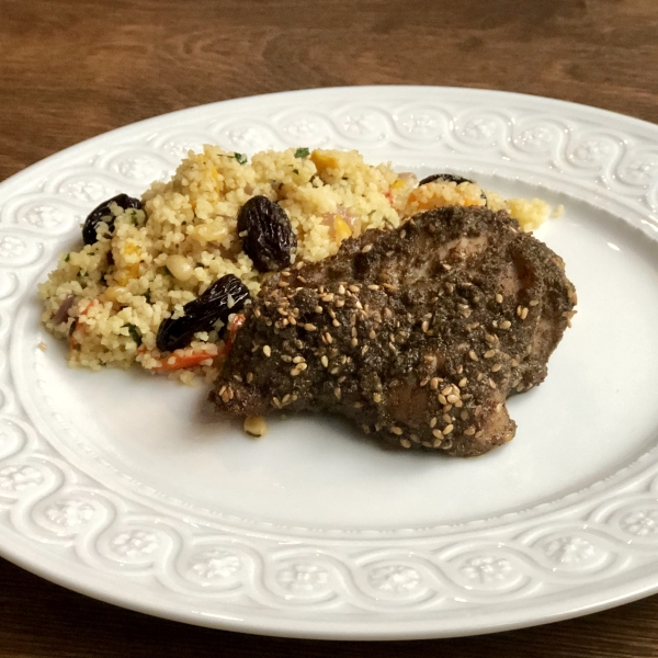 Baked Za'atar Chicken Thighs