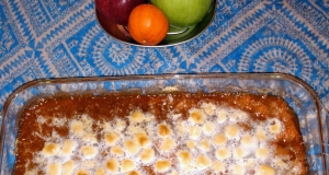 Mashed Sweet Potatoes with Marshmallows