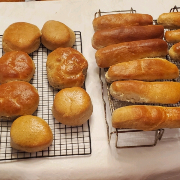 Honey Wheat Sandwich Rolls
