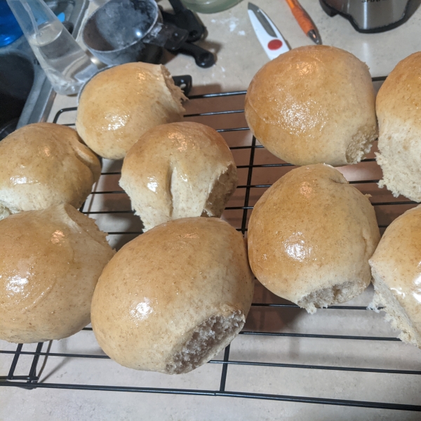 Honey Wheat Sandwich Rolls