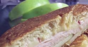 Turkey and Brie Croissant with Cranberry-Orange Aioli