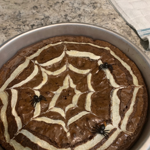 Spiderweb Brownies