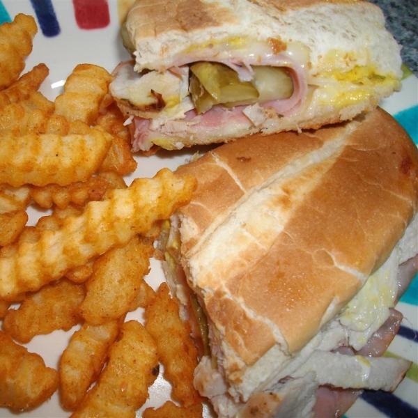 Grilled Turkey Cuban Sandwiches