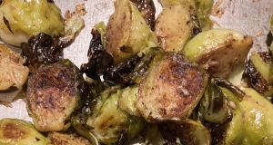 Roasted Brussels Sprouts with Parmesan