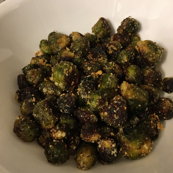 Roasted Brussels Sprouts with Parmesan
