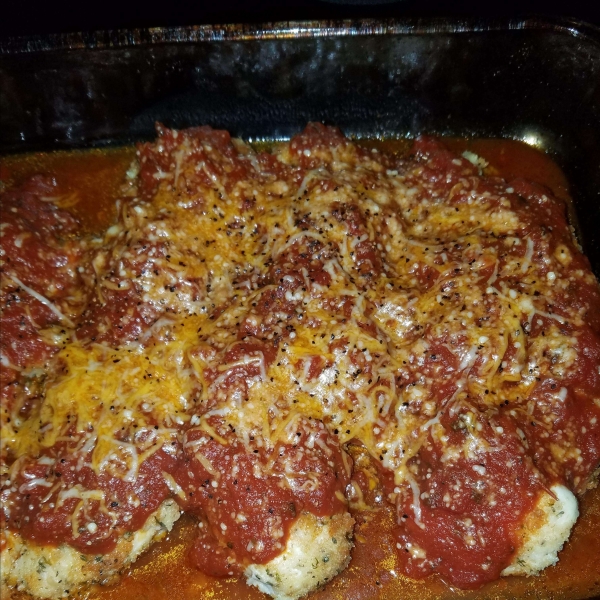 Farm Lady's Delicious Chicken Parmesan