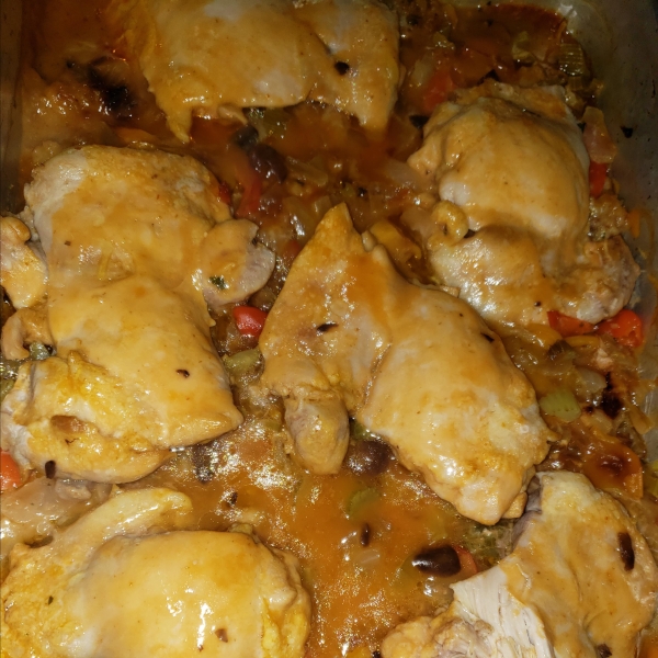 One-Dish Chicken and Stuffing Bake