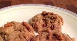 Nutella Peanut Butter Pretzel Cookies