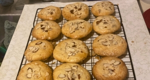 Glazed Almond Cookies