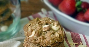 Strawberry Cinnamon Oatmeal Cookies