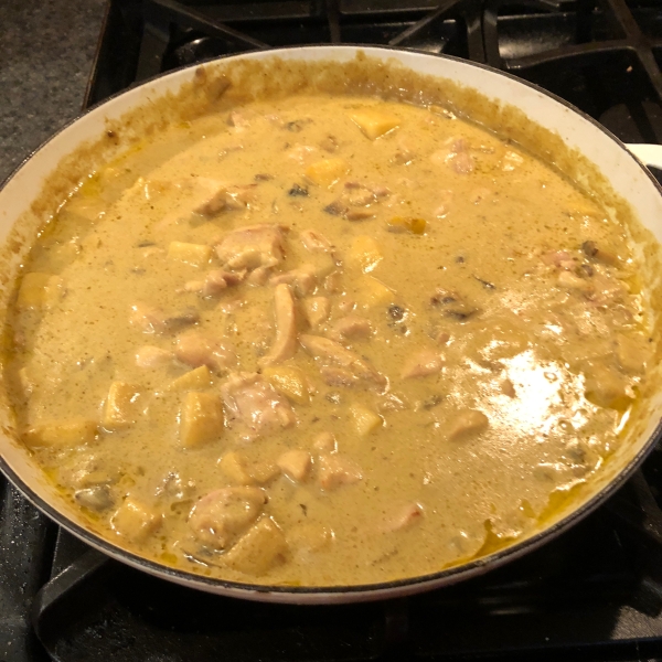 Curried Microwaved Chicken