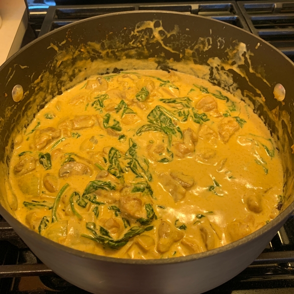 Curried Microwaved Chicken