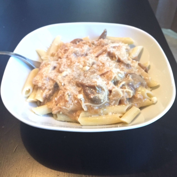 Crock Pot Cheesy Mushroom Chicken