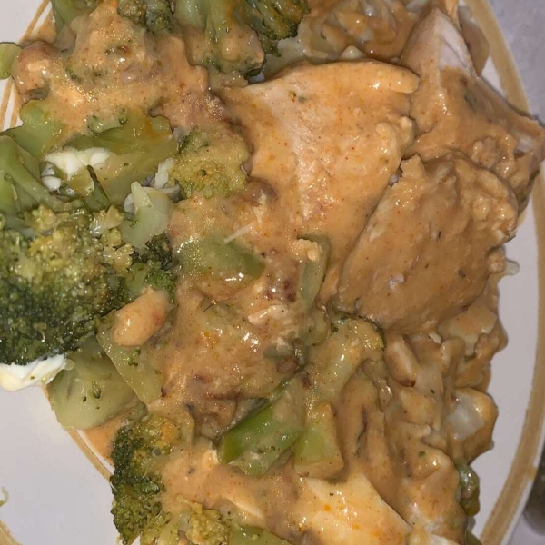 Crock Pot Cheesy Mushroom Chicken