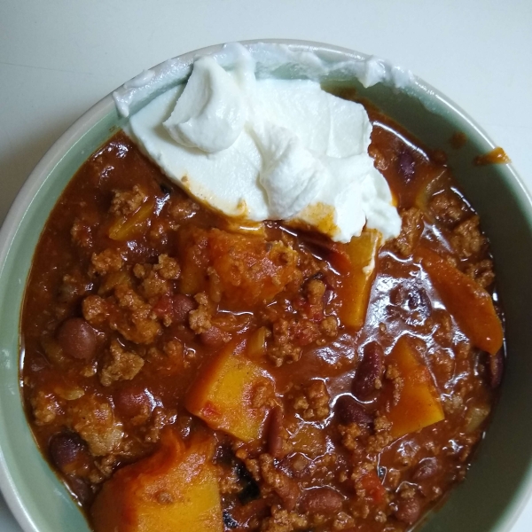 Turkey and Butternut Squash Chili