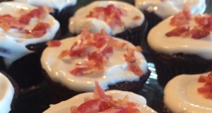 Gluten-Free Chocolate-Whiskey-Bacon Cupcakes