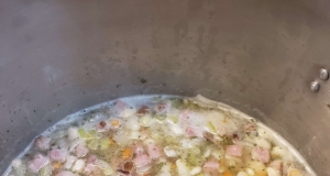 Dad's Lima Bean Soup with Ham Bone