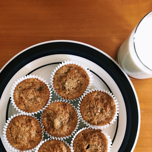 Fresh Pear-Almond Muffins