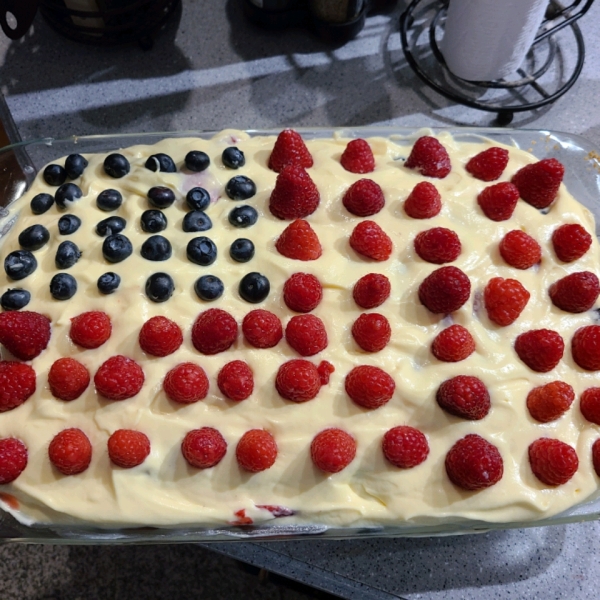 4th of July Flag Cake