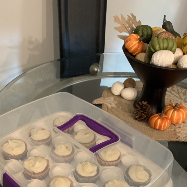 Harvest Pumpkin Cupcakes