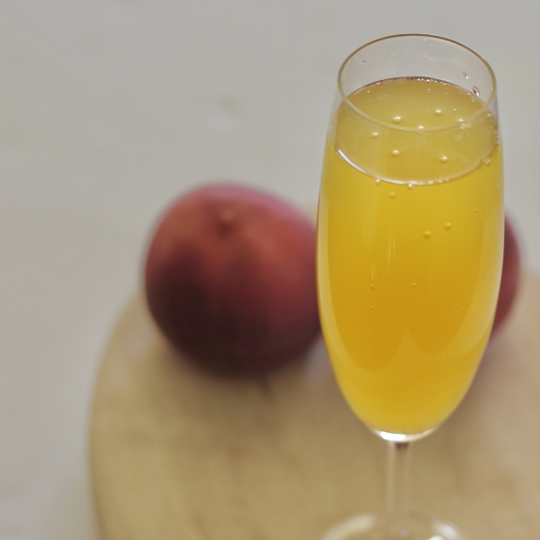 Peach-Basil Sangria