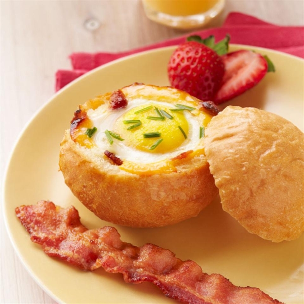 Cheesy Egg-in-a-Bowl