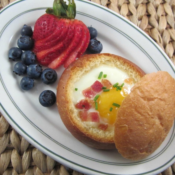 Cheesy Egg-in-a-Bowl
