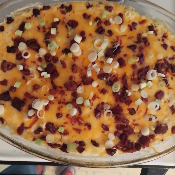 Cheesy Chicken and Potato Casserole with Bacon