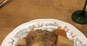 Braised Wild Boar with Sauerkraut